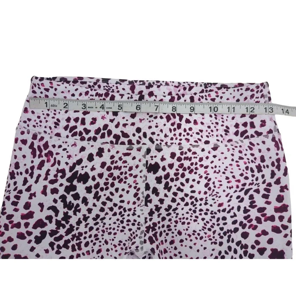 Fabletics Leggings‎ Womens Small High Waisted Statement Powerhold Leopard Print